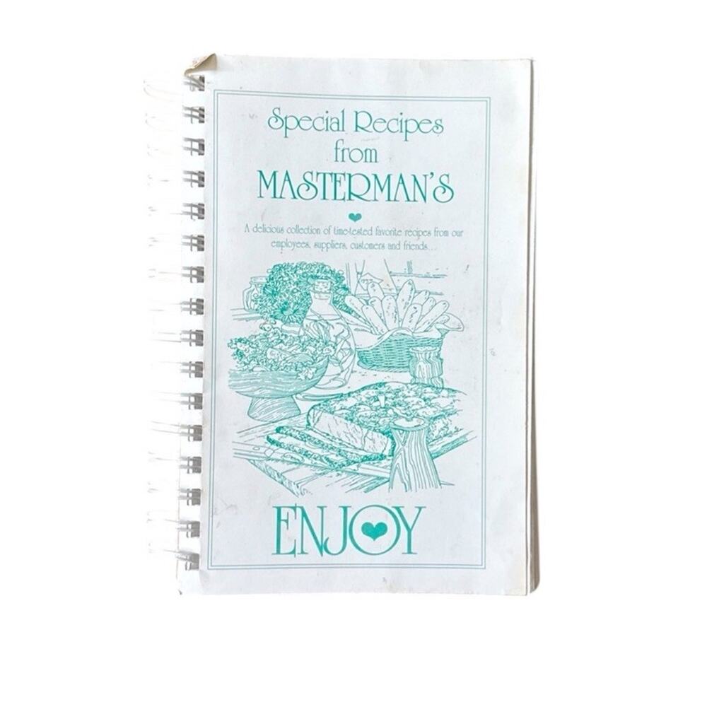 Special Recipes From Masterman’s VTG SpiralCommunity Cookbook Local Recipes